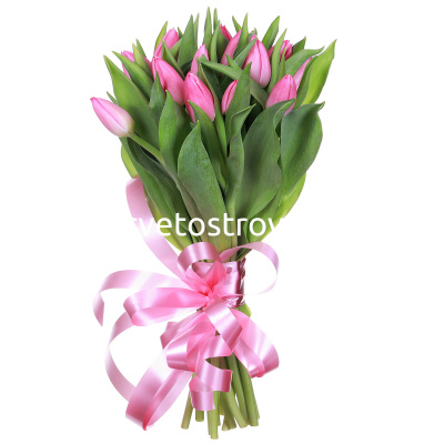 Букет из 15 тюльпанов "Фест класс"