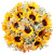 Букет из 15 подсолнухов Сан Рич (Sun Rich)