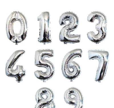 Воздушные шары в виде цифр