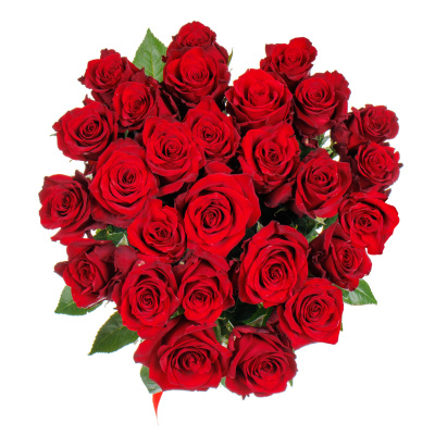 Букет из 25 Роз " Секси Ред" 40 см
