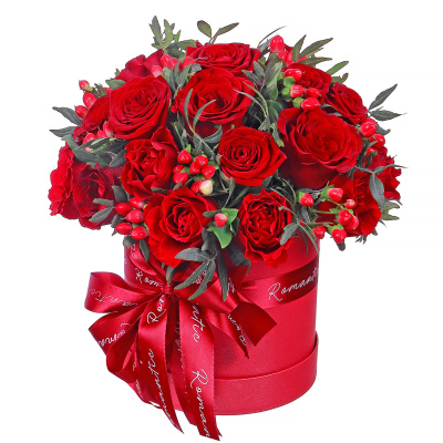 Композиция " Красный бархат"